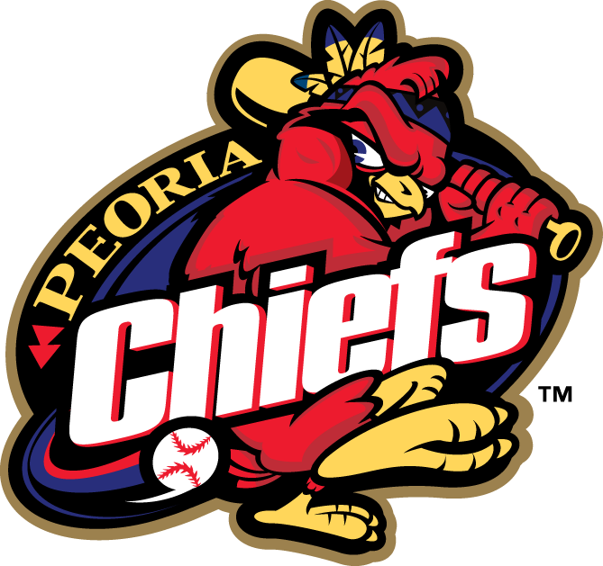 Peoria Chiefs 1996-2004 Primary Logo iron on transfers for T-shirts